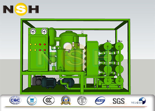 Oil BDV Increasing Transformer Oil Purifier Carbon Steel Fixing Type High Efficiency