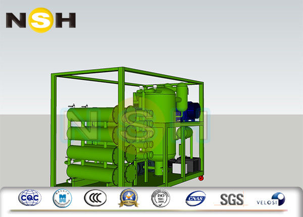 Stationary Carbon Steel Transformer Oil Purifier BDV Enhancement Insulating Fluid Treatment