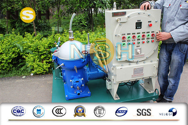 Heavy Fuel Centrifugal Filtration Equipment , Waste Oil Centrifugal Separator Machine