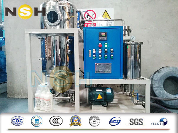 PLC Automatic Vacuum Transformer Insulation Oil Purifier Custom Color