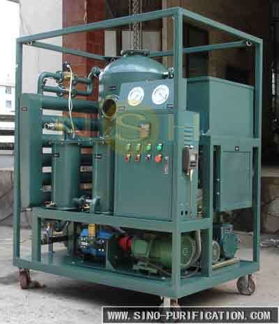 Single-Stage Vacuum Transformer Oil Purifier Filtration Recycling Equipment For Power Transformer Oil, Insulation Oil Filter Machine, 600-6000 Liter/Hour, For The Thermal Power Station and Power Plant