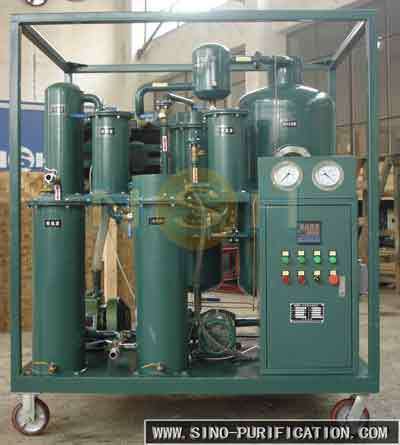 LV-P Vacuum Dehydration Lubricating Oil Filter 600L/H 15kw Heating