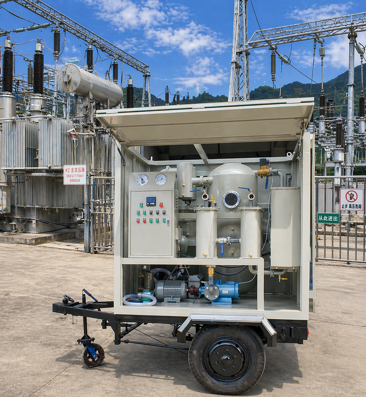 High Vacuum Transformer Oil Purifier for 110kV–500kV Power Transformers