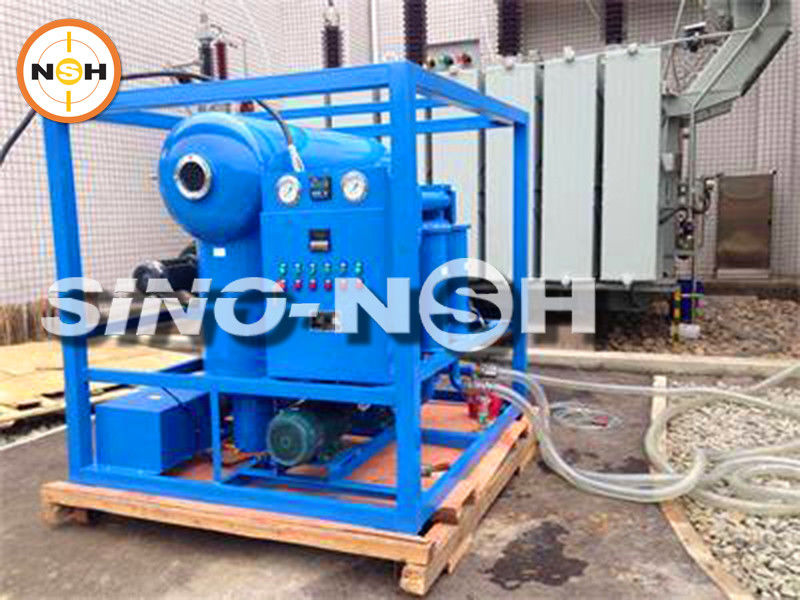 Explosion Proof Type Transformer Oil Filtration Machine 1800 - 18000 Liters / Hour Flow Rate