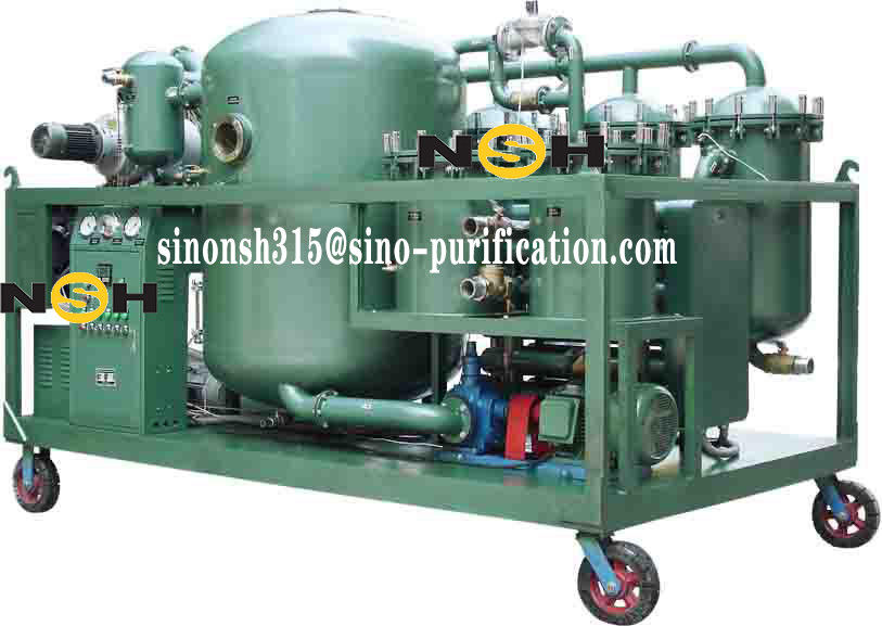 Vacuum Turbine Oil Purifier Sino-NSH Model TF Oil Filtraiton For Turbine Oil