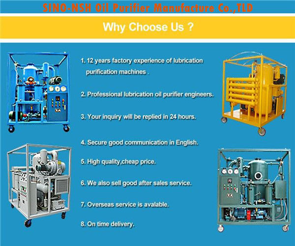 Remove Impurities Double Stage 3P Transformer Oil Purifier