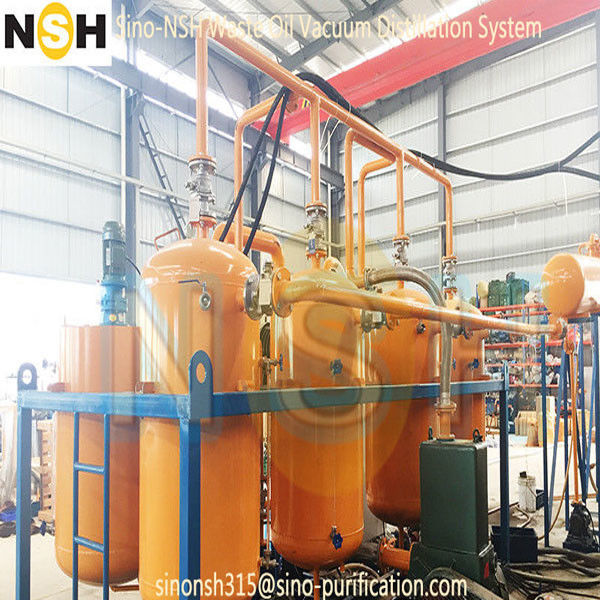Recycling Vacuum Distillation Lubricating Oil Purifier GED Series