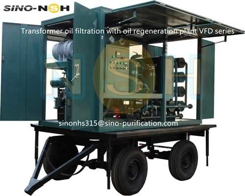 500L/Min Dehydration Transformer Vacuum Oil Purifier 75KV