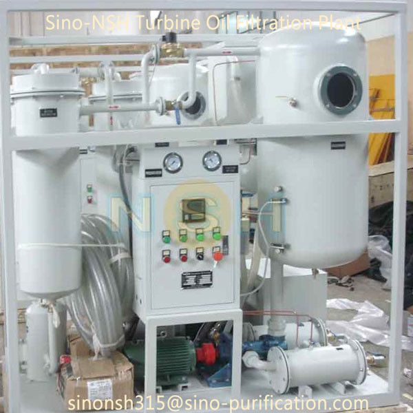 Remvove Gas Impurities Turbine Oil Purification Machine  Turbine Oil Purifier Plant