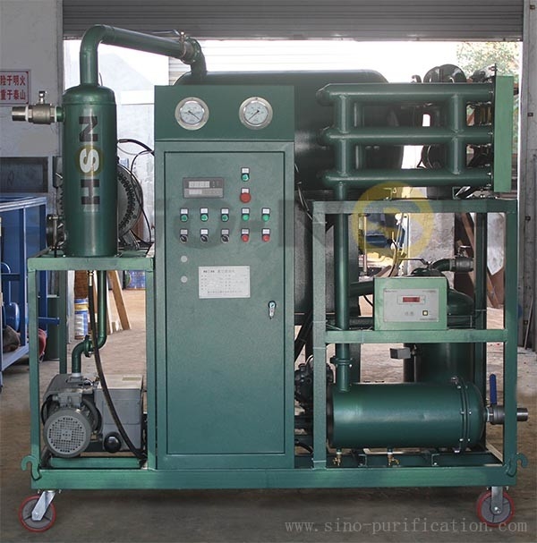 Dehydration Degassification 6000L/H Double-Stage Vacuum Transformer Oil Purifier