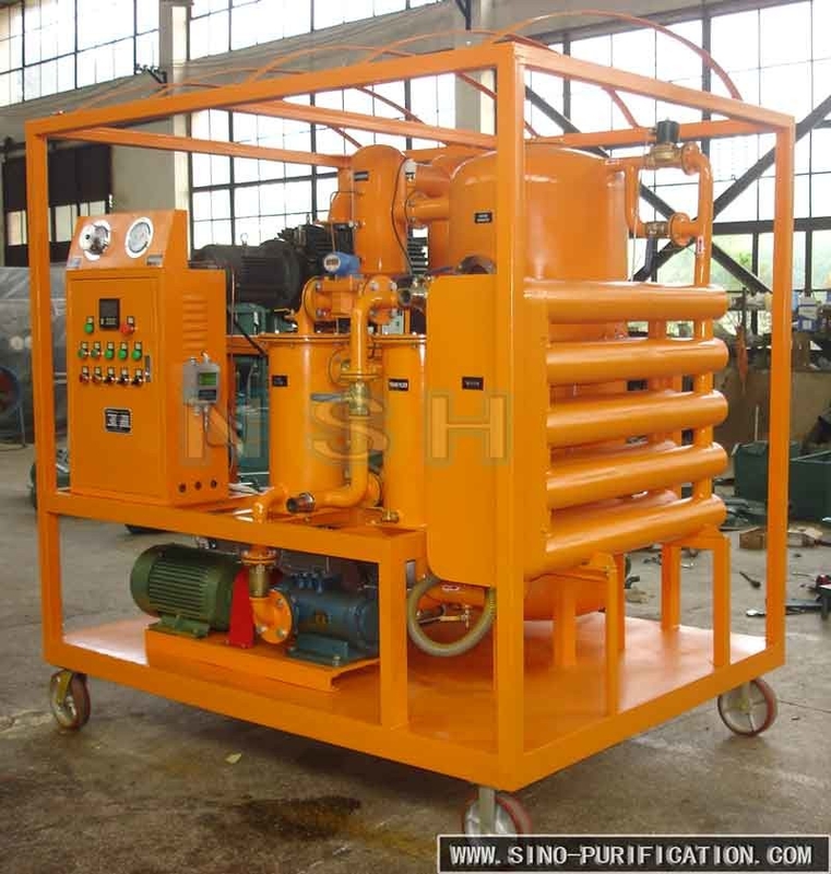 9000L/H Dehydration Decoloration Double-Stage Vacuum Transformer  Oil Purifier