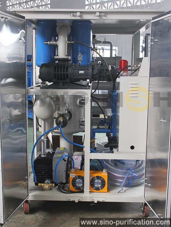 4000L/H Aluminum Enclosure Shield Dehydration Vacuum Transformer Oil Purifier