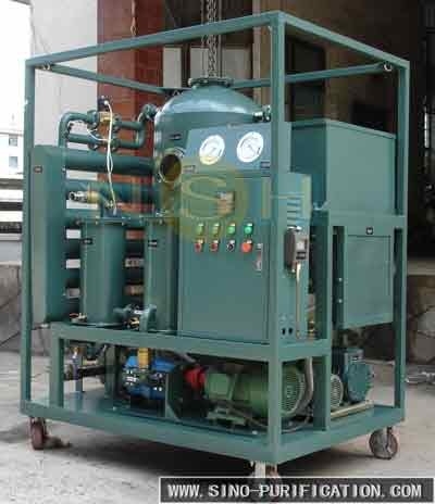 PLC With Touch Screen And Data Monitor 39kW Vacuum Transformer Oil Purifier
