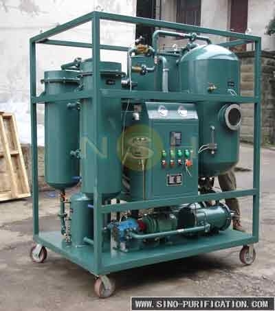 Degassing Dehydration High Capacity 27kw 1800L/H Vacuum Turbine Oil Purifier