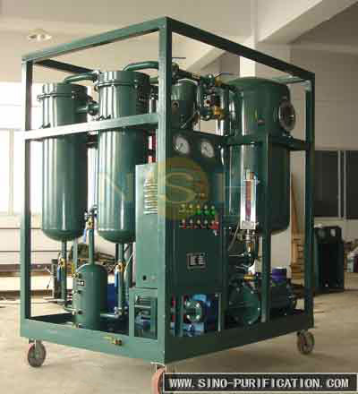 103kw Enclosed Remove Impurities Dehydration Vacuum Turbine Oil Purifier
