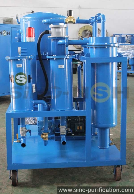 With Oil Tester 78kw Anti-Explosion Dehydration Vacuum Turbine Oil Purifier