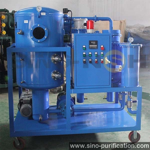 Water Content Tester 34kw Explosion-Proof Degassing Vacuum Turbine Oil Purifier