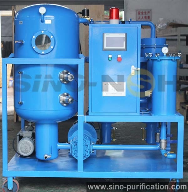 Automatic With Foam Level Detector Dehydration 103kw Vacuum Turbine Oil Purifier