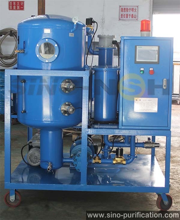 27kw With Dissolved Gas Meter Dehydration Vacuum Turbine Oil Purifier