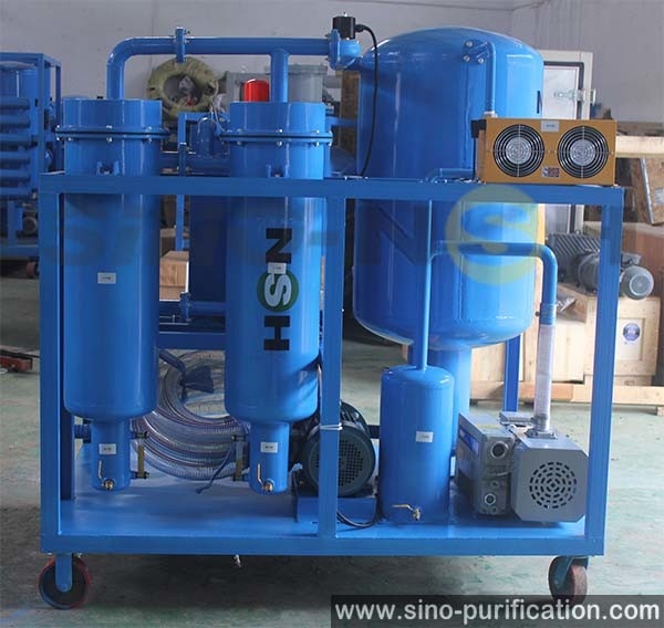 Automatic With Dissolved Gas Meter Dehydration 103kw Vacuum Turbine Oil Purifier
