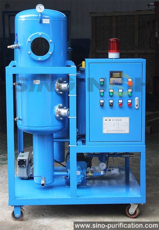 Multifunctional Vacuum Lubrication Oil Purifier 17kw Dehydration Degassing