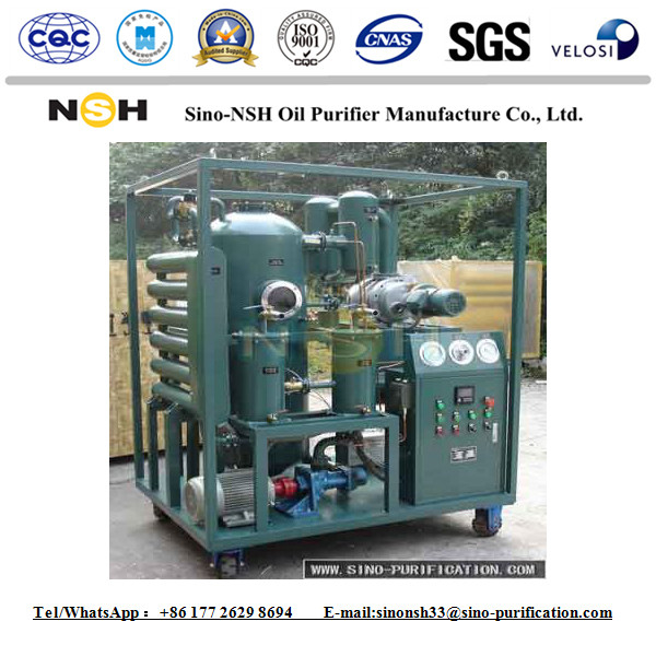 Double Stage 75KW Transformer Oil Purifier Plant 1800L/H Vacuum Filtration Machine