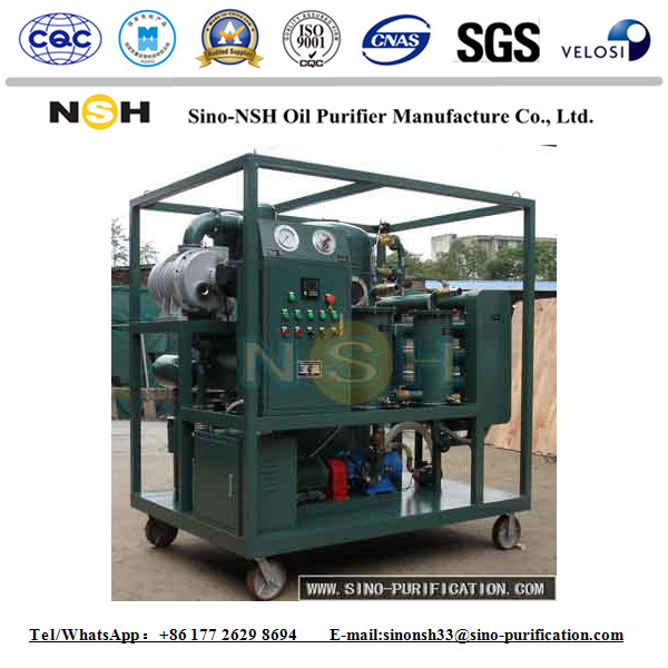 Vacuum Transformer Oil Filtration Purifier Plant 4000L/H Double Stage