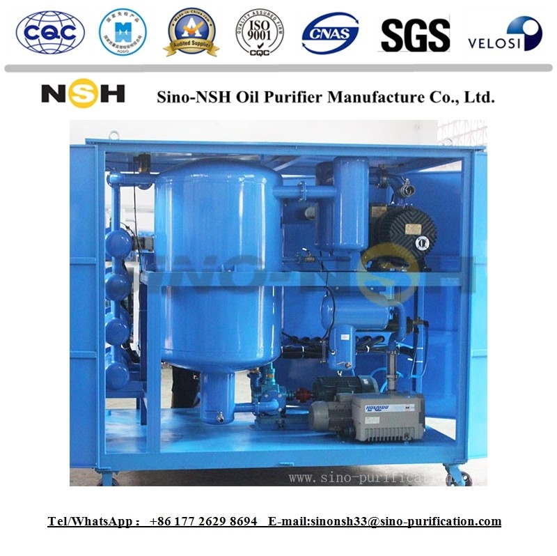 9000 L/H Transformer Oil Filtration Equipment Vacuum Purifier System