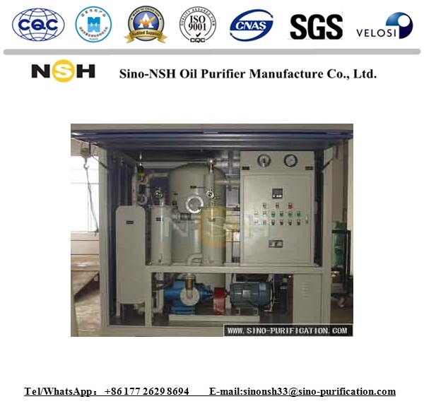 9000l/H Transformer Oil Filtration Machine 100KW Purifier System