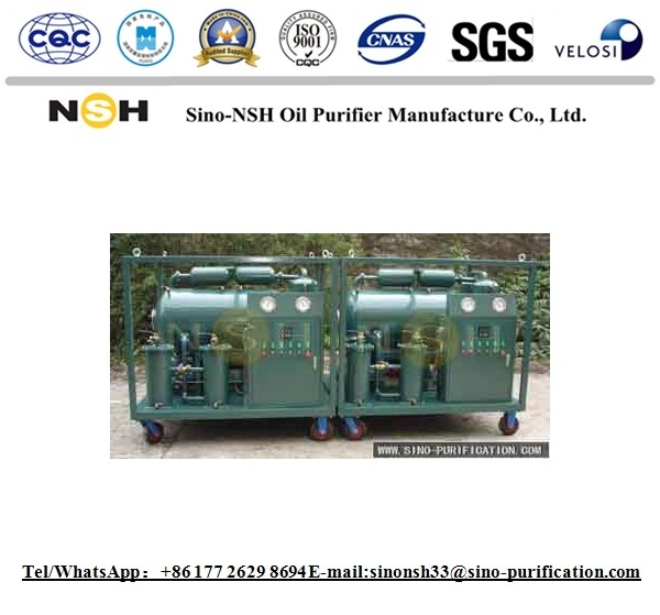 Single Stage Transformer Oil Purifier 65KW Vacuum 6000L / H