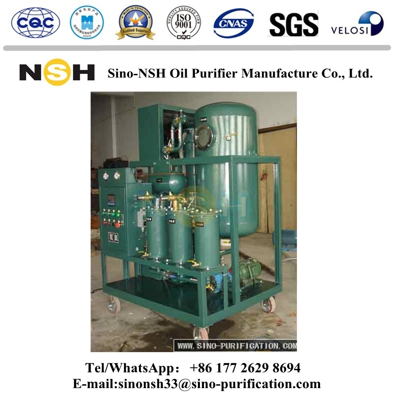 Vacuum 1800L / H Turbine Oil Purifier 27KW Lube Oil System