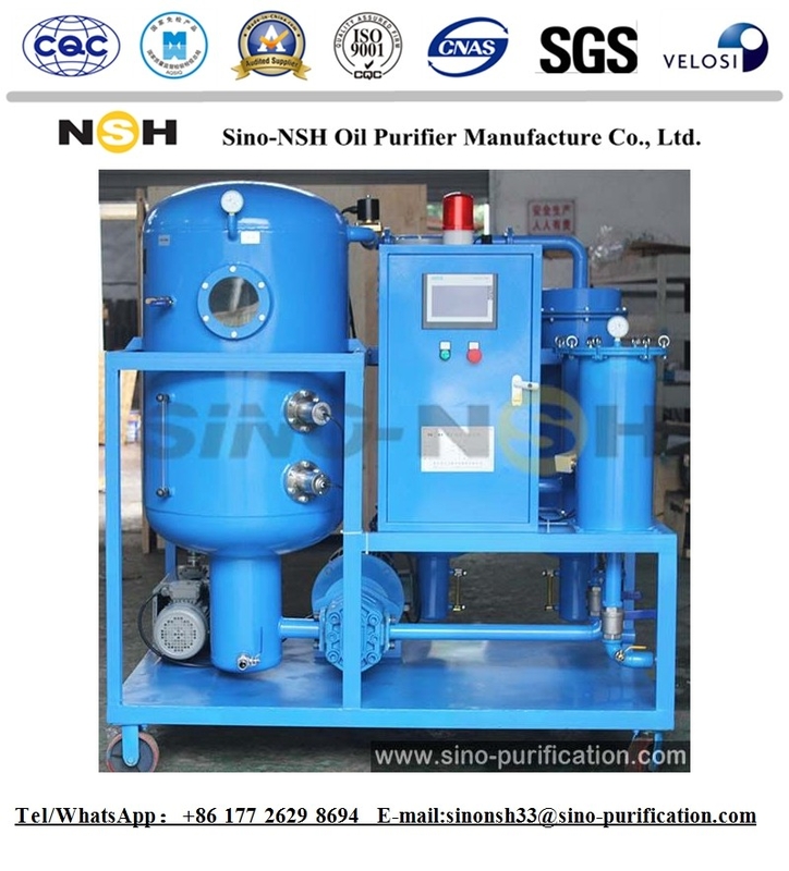 Vacuum 9000L / H Turbine Oil Purifier 78 KW Machine Equipment