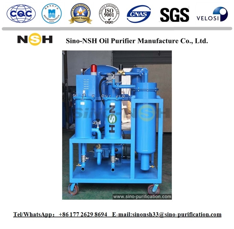 Vacuum 9000L / H Turbine Oil Purifier 78 KW Machine Equipment