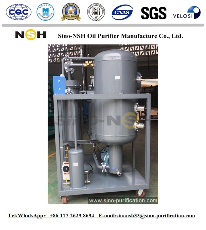 3000L / H Grey Turbine Oil Purifier 34W Lubrication System