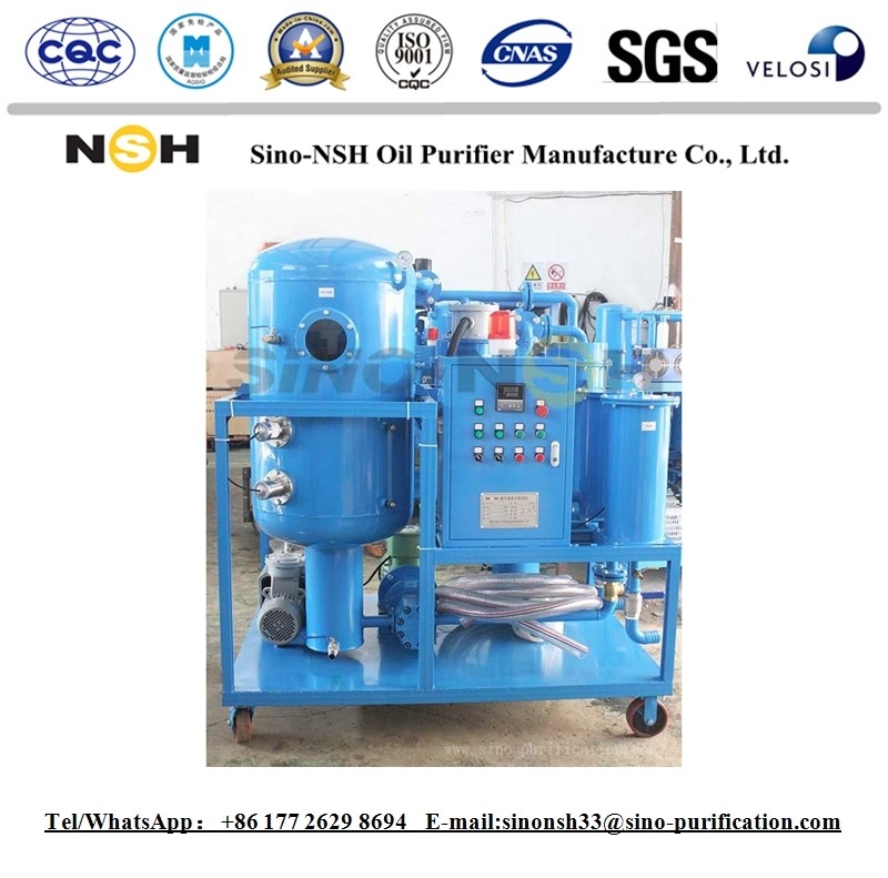 6000L / H Turbine Oil Purification Machine 50HZ Electric Oil Water Separator