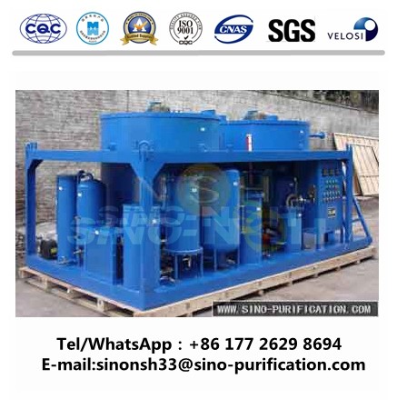 6000L / H Engine Oil Regeneration Plant GER Series 144 KW Precision Filtration