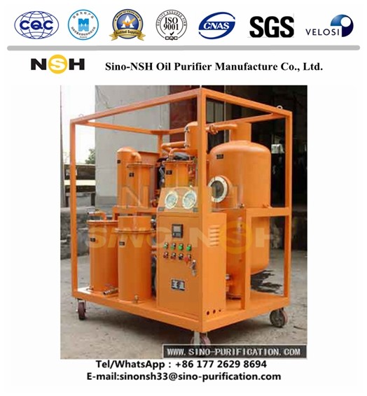 LV Series Vacuum Lubrication Oil Filter 1800L / H Multifunction lubrication oil purifier