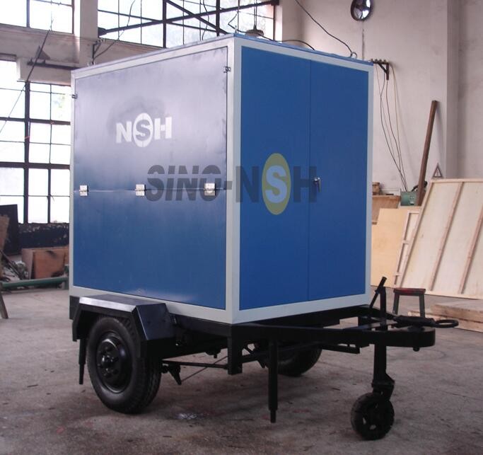 Vacuum Transformer Oil Filtration Machine 3000L/H  Dehydration Plant 192Kw