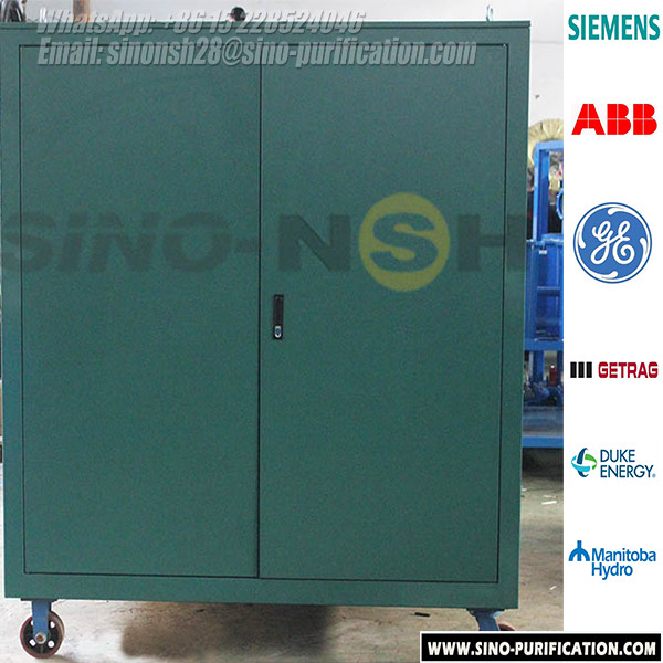 Metal Enclosure Transformer Oil Purifier Customizable High Efficiency 6000LPH 69kW