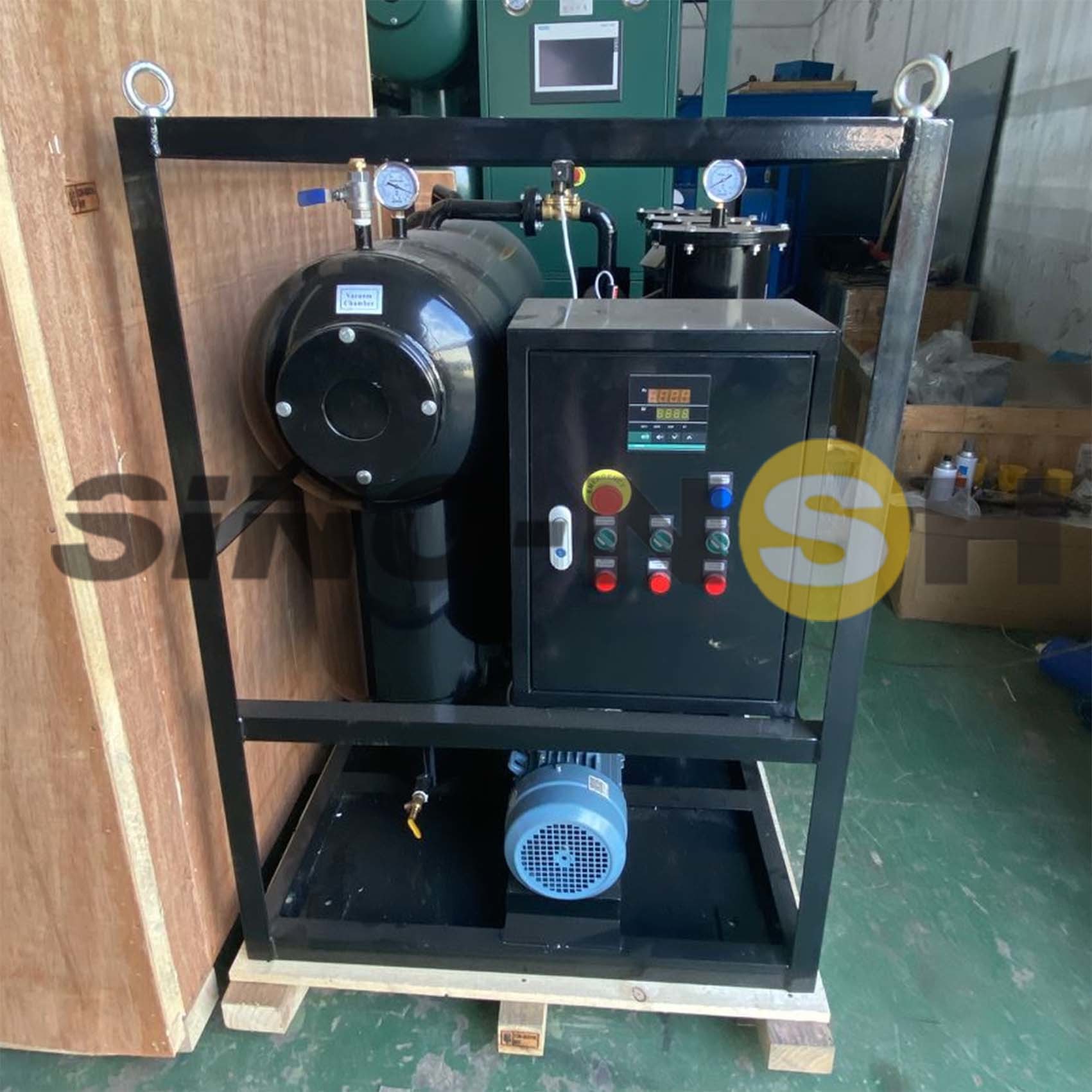 Moisture Removal Vacuum Transformer Oil Purifier Portable 600lph Degassing