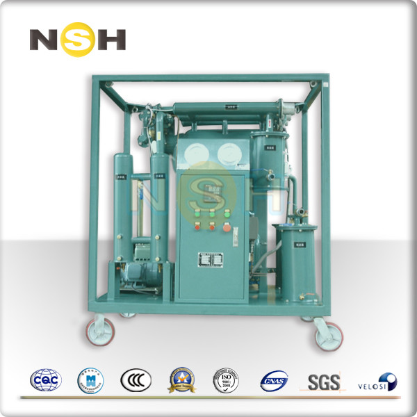 Vacuum Insulation Oil Recycling Plant Transformer Oil Purification Machine With Degassing / Dehydration