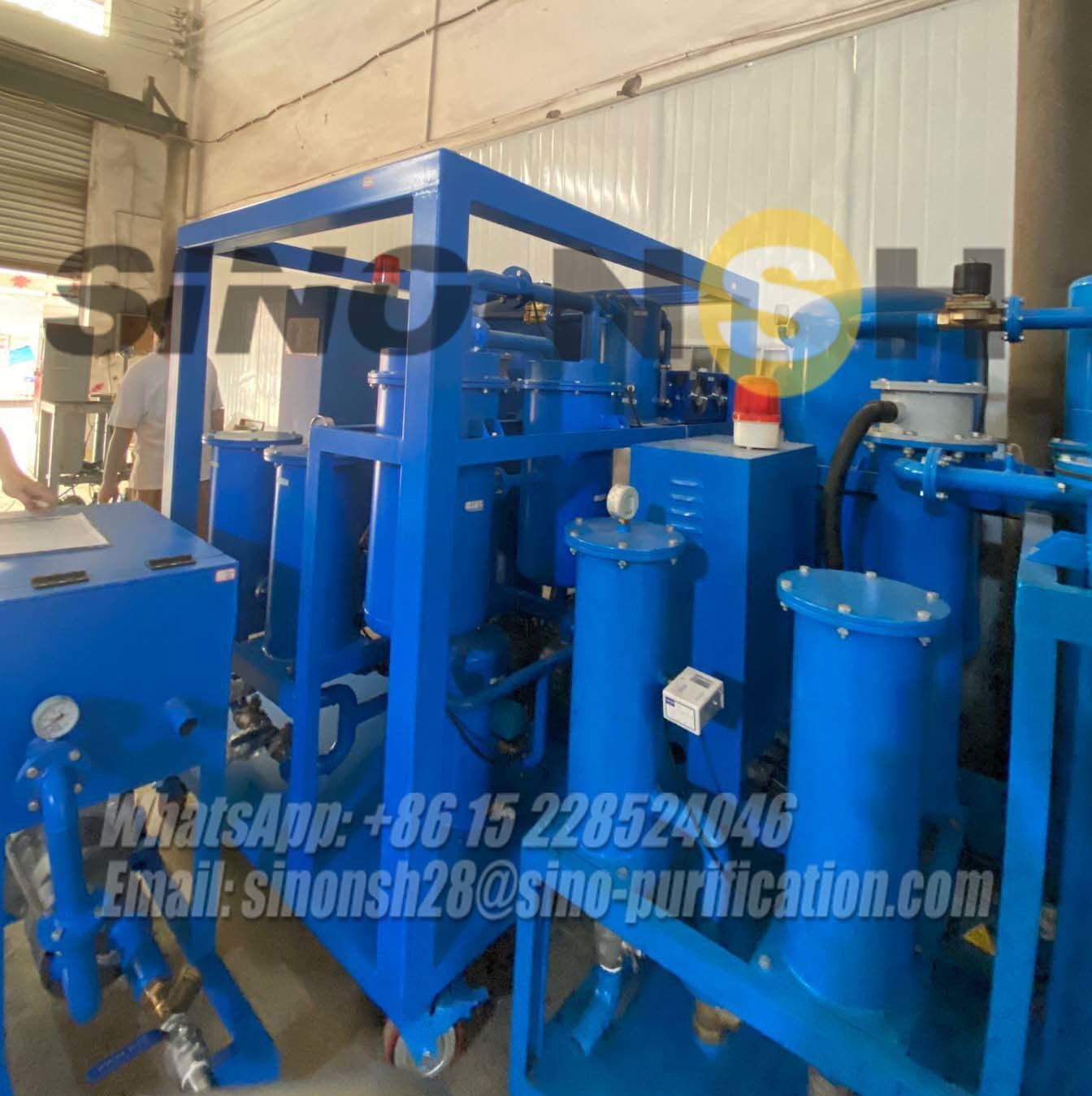 Movable Transformer Oil Purifier Remove Moisture Remove Particles 3000 Liter Per Hour