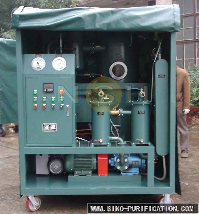 Impurities Removal High Vacuum Oil Purifier 600-18000L/H Custom Color For transformer
