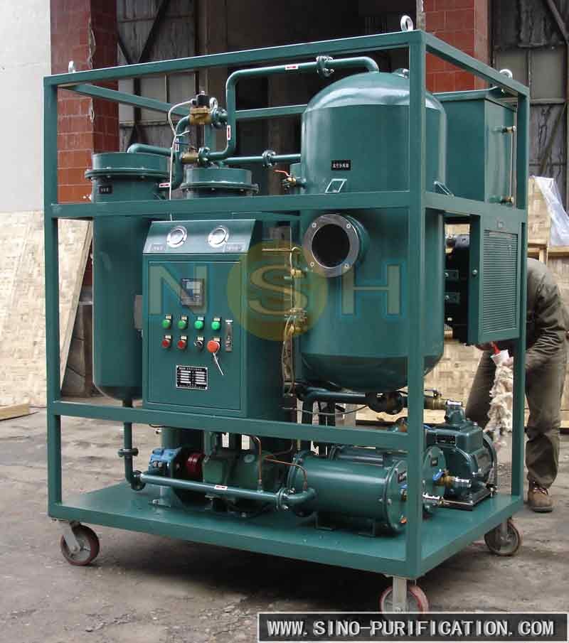 0.3 Mpa Turbine Oil Purification System , Custom Color Turbine Oil Filtration Machine