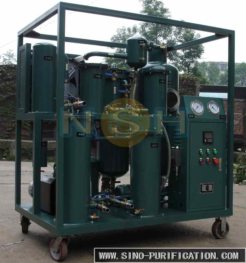 380V/3P/50Hz Lubricating Oil Purifier With Automatic Reverse Wash System