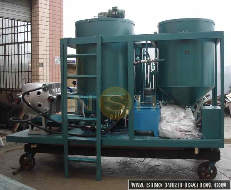 Hydraulic Oil Regeneration Purifier , 380V 600-18000L/H Lube Oil Purifier