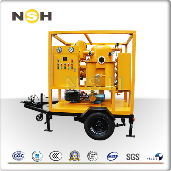 Double - Stage Transformer Oil Purification Machine For Dehydration , Degassing