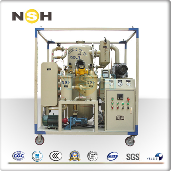 Movable Two-Stage Transformer Oil Purifier Roots Vacuum System Insulating Fluid Processing