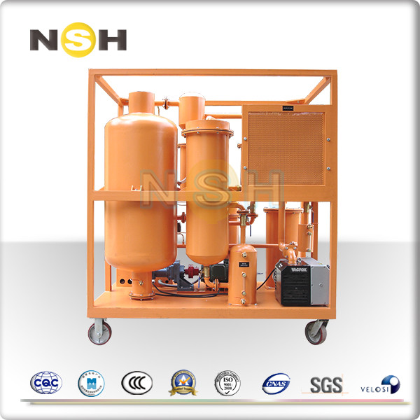 Multi Stage Lube Oil Purifier System , Vacuum Oil Filter Machine oil treament oil filtration oil filtering