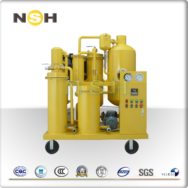 Multi Stage Lube Oil Purifier System , Vacuum Oil Filter Machine oil treament oil filtration oil filtering